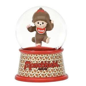 Monchhichi Sekiguchi Collectable Mini Snow Globe (GIRL) Official Product New